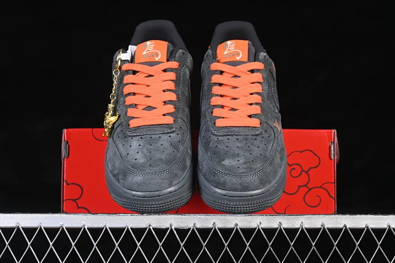 All Categories Nk Air Force 1 Air Force Series Nk Air Force 1 Low Air Force Low Nike Air Force 1'07 Low Year of the Horse Limited Edition Gray with Orange Air Force 1 Low-top Casual Sneakers FV3694-105